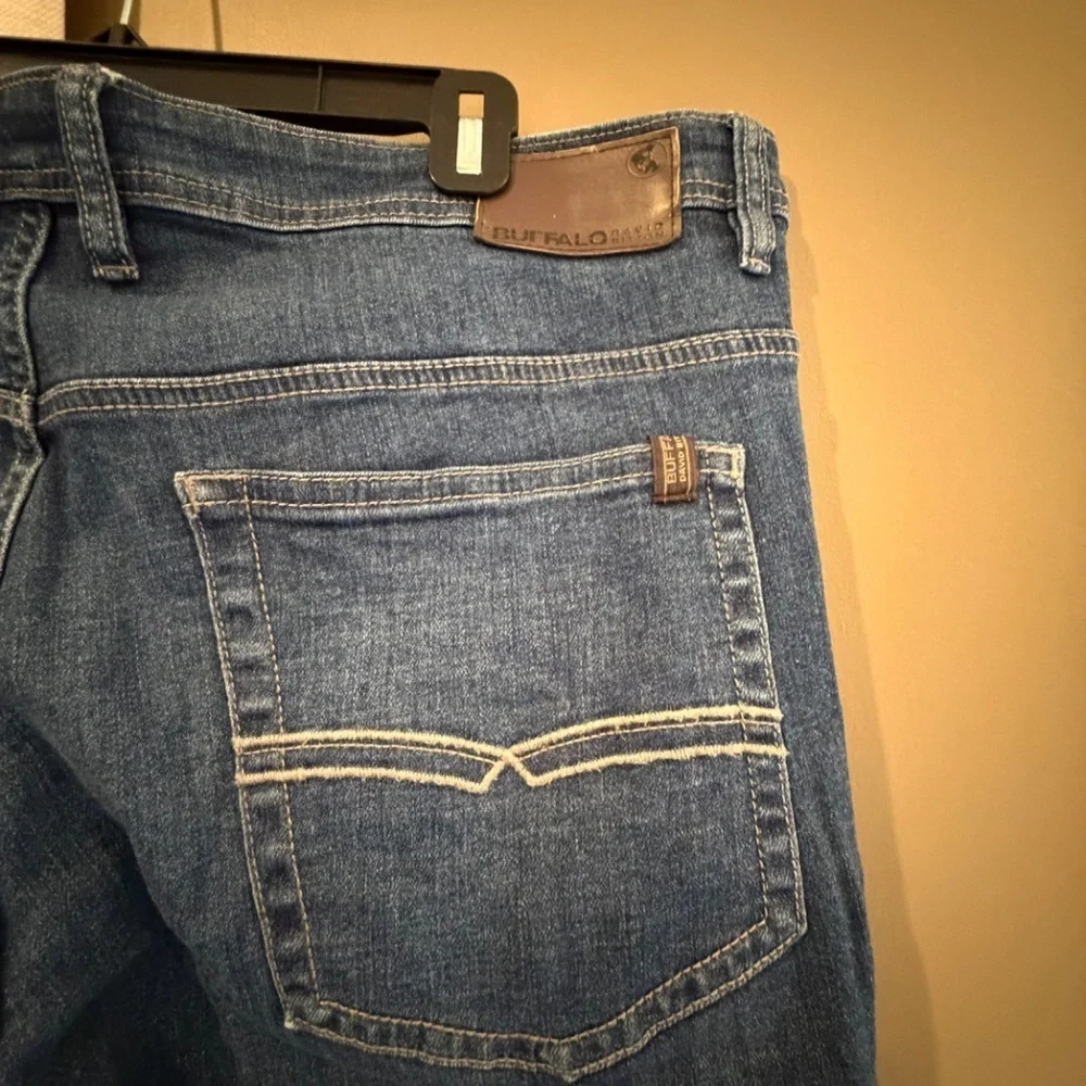 Buffalo David Bitton Jackson Straight Stretch Men's Jeans, Size 38x30
